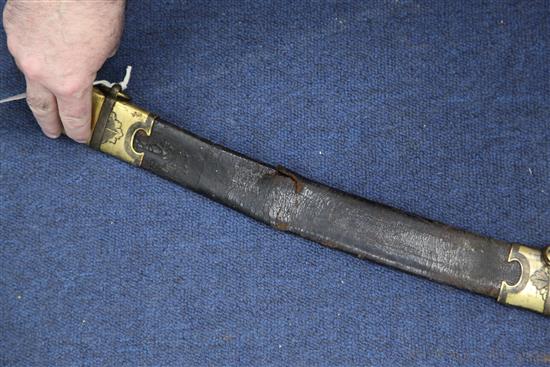 A George III Grenadier Company officers sword of the 53rd Regiment of Foot (Kings Shropshire Light Infantry),